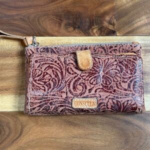 Consuela Slim Wallet - Sally Embossed Leather